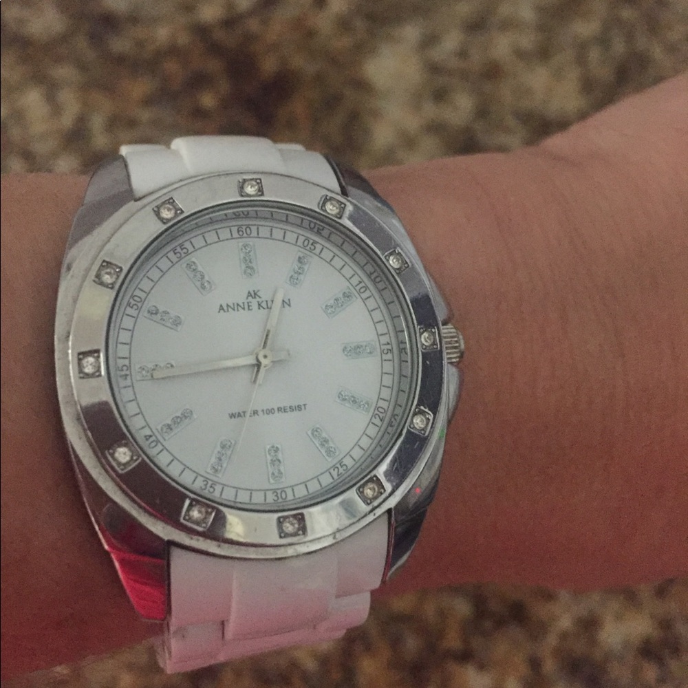 Anne Klein Classic White Watch